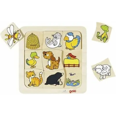Zdjęcie produktu dla Goki 56881, 9 szt., Animals, 2 lat(a)