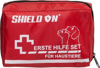 Produktbild von ShieldOn Erste Hilfe Set für Hunde, Katzen, Haustiere - Notfall-Set