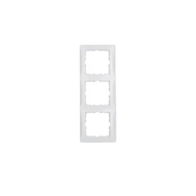 Zdjęcie produktu dla Berker frame 3f. pws/gl pionowy/poziomy 10138989
