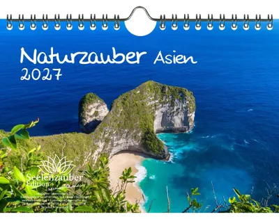 Produktbild von Naturzauber Asien DIN A5 Kalender für 2027 Urlaub Reise Natur und Land - Seelenzauber