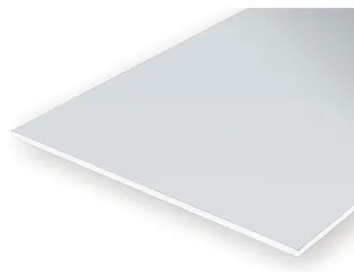 Polystyrol-Platte 150x300x1,50 mm, 1 Stück, weiß