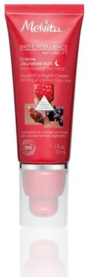 Zdjęcie produktu dla Melvita Bio - Naturalift Bio. Krem na noc dla twarzy i szyi, o działaniu wygładzającym/ujędrniającym i nawilżającym. 40 ml. *Produkt testowy