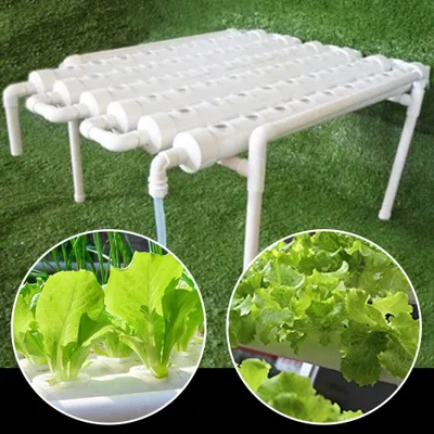 Image de 3 couches pour les systèmes hydroponiques Site hydroponique Kit de culture 90 sites Garden System Outil de légumes Kit de culture Kit de clonage de plantes DIY Légumes Fleurs Système hydroponique éducatif