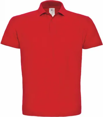 Produktbild von B&C PUI10 | Top Herren Poloshirt - Farbe: Red - Größe: S