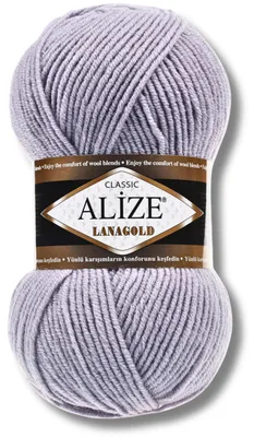 Immagine prodotto di Alize 1x 100g, filato Lanagold, colore unito, adatto per uncinetto e maglia (200)