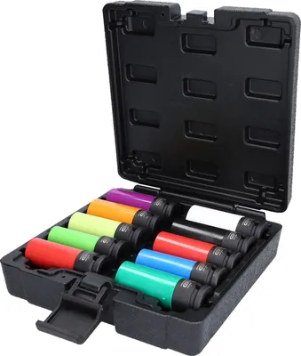 Zdjęcie produktu dla zestaw nasadek 1/2" do specjalnych felg aluminiowych, 10 szt