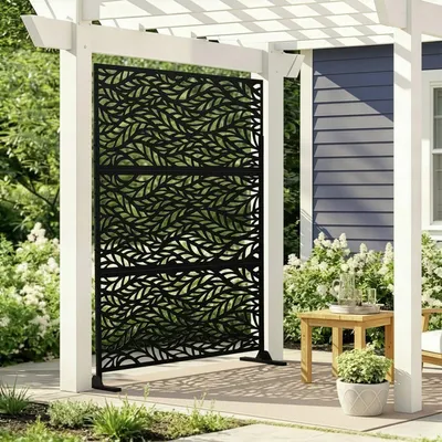 Zdjęcie produktu dla Przegroda „And” stal ocynkowana 180 x 120 cm czarna