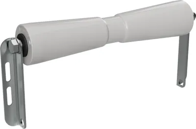 Obrázok produktu pre Polyuretánový kýlový valec s držiakom C roll pomoc pri spúšťaní prívesu na čln pozinkované SUPROD, 400 mm, šedá