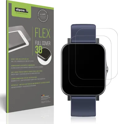Produktbild von 2x dipos FlexAR Qnix Smartwatch