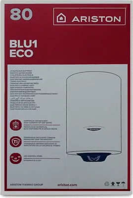 Produktbild von Ariston BLU1 ECO 80 V/5 EU, Tank (Wasserspeicher), Senkrecht, 1200 W, 80 l, Solo-Boilersystem, Drinnen