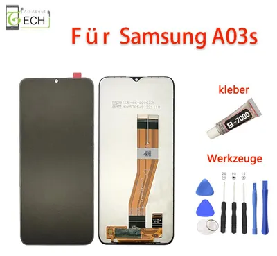 Produktbild von Für Samsung Galaxy A03s SM-A037F LCD Display Bildschirm Touchscreen Schwarz
