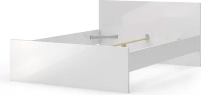 Produktbild von Nada Bett 140 * 190 cm weiss hochglanz.