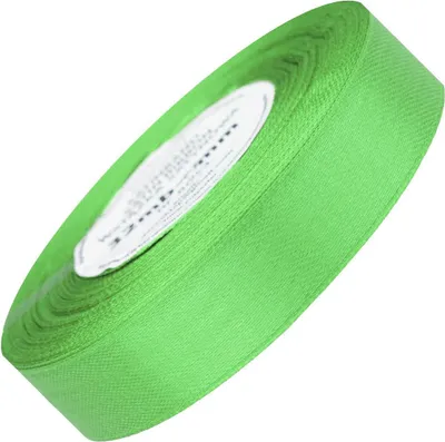 Image de Ruban de satin 25 mm - Aigue-marine - 32 mètres