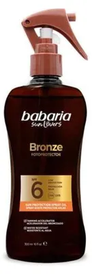 Image de Ce serait Sun. Spray bronzant Carotte Protection solaire SPF 6 300 ml