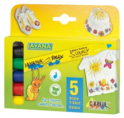 Zdjęcie produktu dla Zestaw 5 kredek do tkanin Texi Maex