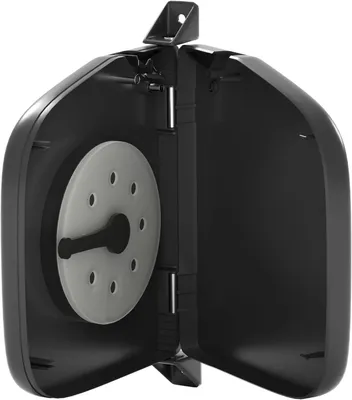 Imagen del producto de Enrollador para persianas enrollables, plegable, con tambor de plástico, ancho de banda de 14 mm, rotación de 180°, para montaje en pared, ideal para persianas enrollables