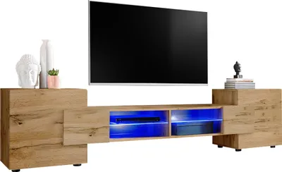 Produktbild von Komodee | TV-Schrank mit 2 Türen Merano | Korpus Wotan Frontfarbe Wotan