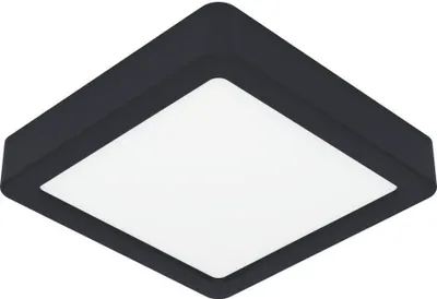 Produktbild von Eglo 900643 FUEVA 5 LED Aufbauleuchte 11W 160x160mm Schwarz Weiss Warmweiss IP44