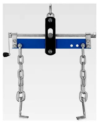 Produktbild von Balancierer bis 680 kg, Getriebeheber aus Stahl, Motorheber mit einstellbarem Arbeitsbereich, Werkstattkran mit Kette und Sicherheitshaken
