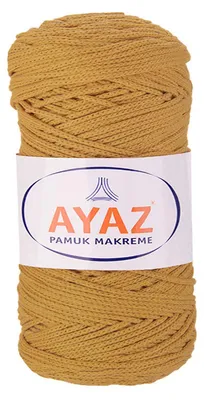 250g PAMUK MAKREME Strickwolle 1111 goldgelb