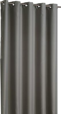 Zasłona zaciemniająca z oczkami Shadow 135 x 245 cm w kolorze antracytowym