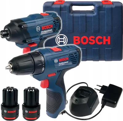 Produktbild von Bosch 12Vgsr120-Li+Gdr 120-Li 2X2.0Ah Schraubendreher Und Schraubendrehersatz Koffer