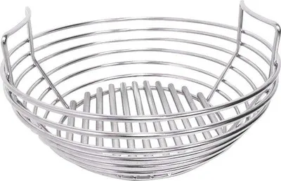 Produktbild von Famanu Kohlenkorb Edelstahl für Kamado Joe® Joe Junior - Silber