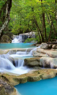 Produktbild von Fototapete - Waterfall 150x250cm - Vliestapete