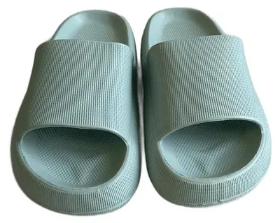 Produktbild von Cloud Slipper Herren Hausschuhe EVA Badelatschen Pool Slipper - Blau, Gr. 43