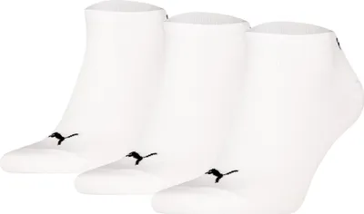 Image de Puma Lot De 3 Paires De Chaussettes Courtes - Blanc  | Taille: 35-38