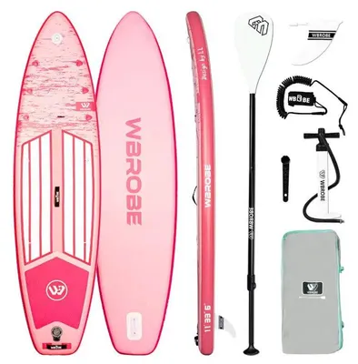 Obrázok produktu pre Nafukovacia doska na paddleboarding, ľahká, s vysokou nosnosťou, ružová