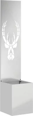 Produktbild von "2026 MODERNE" Garten Sichtschutz-Leinwand Silber 32 x 140 cm Verzinkter Stahl - Leinwandbilder CC1379570