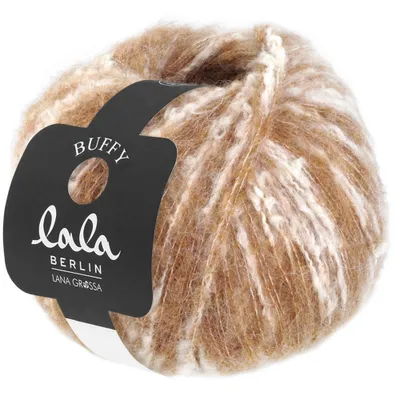 Produktbild von Lana Grossa lala Berlin Buffy, Farbe:009 - Camel/Rohweiß