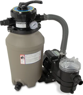 Produktbild von Filteranlage Trend Top Ø 250 mm | Grau | 4 m³/h Pumpe | 500 g Filterbälle