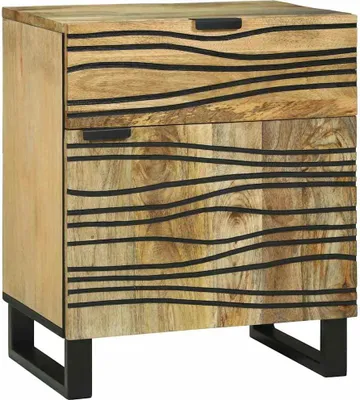 Obrázok produktu pre Nočný stolík Prírodná 50 x 33 x 60 cm Kompozitné drevo