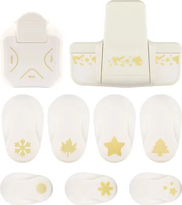 Produktbild von Vaessen Creative Motivstanzer 9er Set Weihnachten Ecken & Bordüren