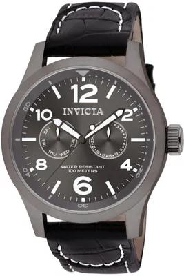 Obrázek produktu pro Invicta I-Force 10492 Pánské Hodinky - Quartz Hnutí - Nerezová Ocel se Šedým Ciferníkem - 48 mm