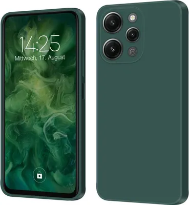Produktbild von Hülle für Xiaomi Redmi 12 Case Cover Bumper Silikon Softgrip Schutzhülle Farbe: Grün