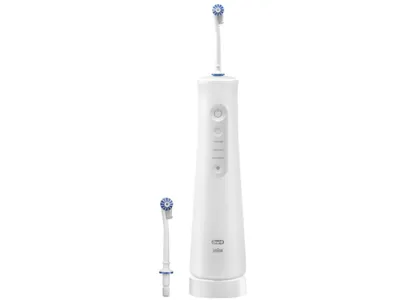 Produktbild von Oral-B AquaCare 6 Pro-Expert, 0,15 l, Weiß, Kabellose Munddusche, Rotierende Zahnbürste, Akku, 2 Kopf/Köpfe