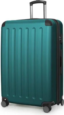 Produktbild von HAUPTSTADTKOFFER - Spree Großer Koffer erweiterbar XL Trolley Aufgabegepäck, Check-In Luggage Hardcase, Reisetrolley 4 Rollen, TSA, 75cm, 119 L,Aquagrün