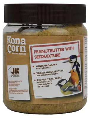 Productafbeelding van Konacorn Vogelpindakaas met zadenmix 550 gram