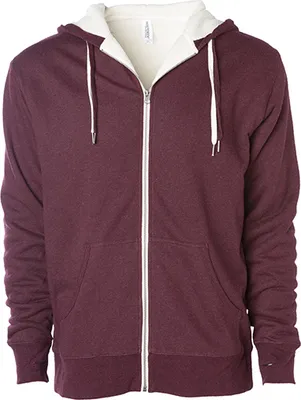 Immagine prodotto di Giacca Independent Unisex con cappuccio e zip foderata in sherpa