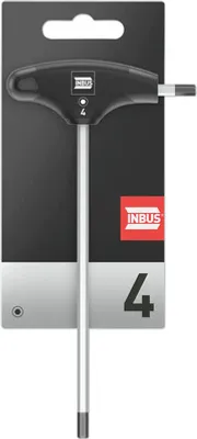 Produktbild von INBUS® 70075 T-Griff Schraubendreher 4mm, mit HybridTouch
