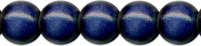 Produktbild von 85 Holzperlen  8mm Perlen  basteln blau