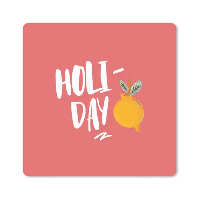 Produktbild von MuchoWow® Mauspad Mousepad Rosa - Sommer - Zitrone 30x30 cm - Mousepads - Maus Mat - Pad - Mausunterlage - Gaming