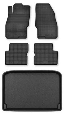 Obrázok produktu pre Vaničkové autokoberce + vaňa kufra pre: Opel Corsa D 2006-2014 hatchback 5 ks