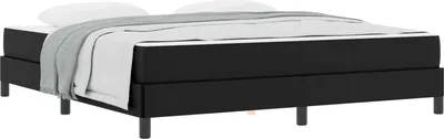 Immagine prodotto di vidaXL Struttura letto con materasso nero 180 x 200 cm in tessuto