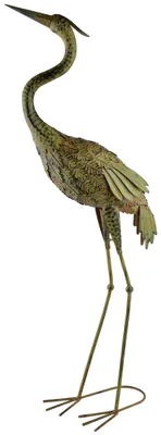 Productafbeelding van Metalen figuur, model Mondex Cedric, groen, 50x18x95 cm, 1 stuk