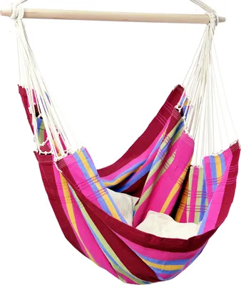 Image de AMAZONAS XL Fauteuil suspendu Brasil Grenadine avec barre d'écartement Assise env. 160 x 130 cm