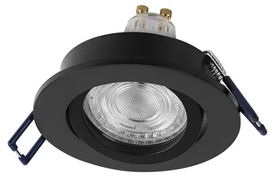Produktbild von OSRAM Spot Set LED Einbaustrahler 4,5W Schwarz, 2700K Warmweiß, Aluminium, Schwenkbar Click-Montage, 3er-Set